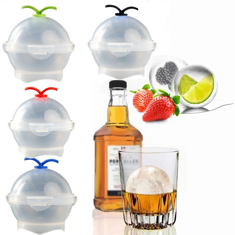 Khuôn Làm Nước Đá Hình Quả Bóng Tròn Bằng Nhựa 5CM Tiện Dụng Cho Nhà Bếp/Quán Bar