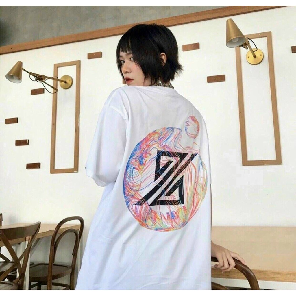 Áo Thun Tshirt NAM Nữ Màu Đen Chất Vải Thun Cotton Hàng Freesize 1 Cỡ Form Dáng Rộng Dưới 65kg Mặc Vừa (Bong Bóng Z)