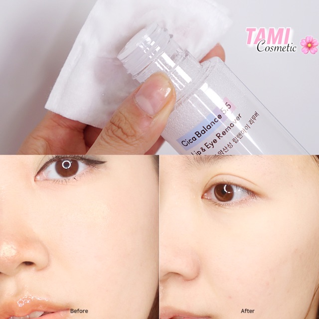 Tẩy Trang Mắt Môi Etude House Cica Balance 5.5 Lip &amp; Eye Remover (Bill Ảnh Cuối )