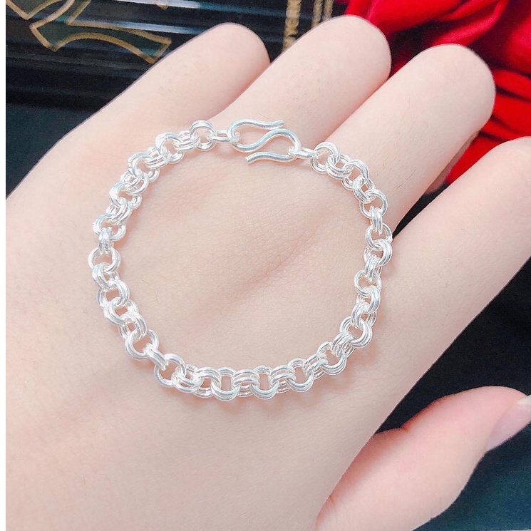 Lắc tay trẻ em, lắc mắt xích bạc ta chuẩn