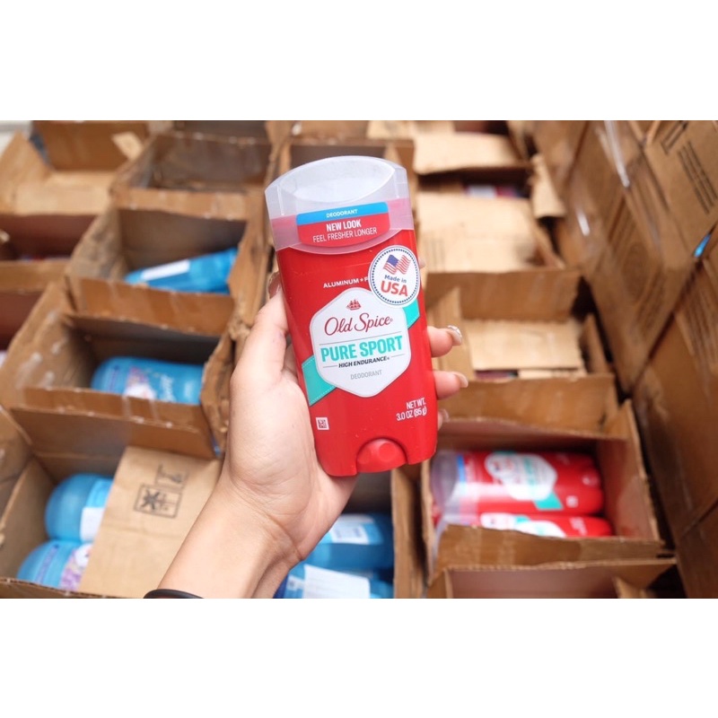 Lăn Khử Mùi Old Spice Pure Sport 68g, Lăn Cánh Buồm Đỏ