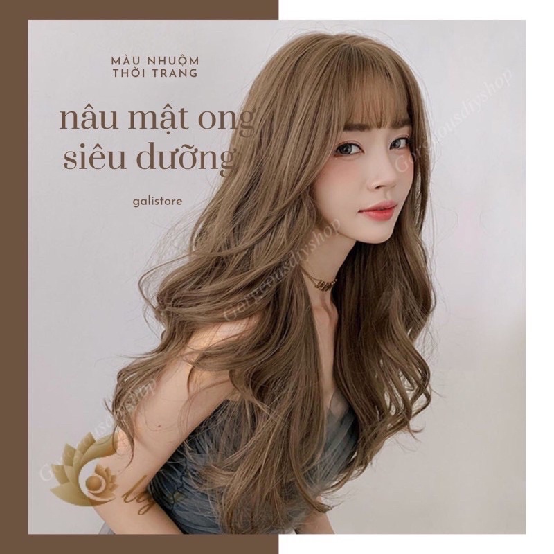 Tóc giả cao cấp xoăn cao❤️freeship 50k- tặng lưới chùm tóc- hình thật