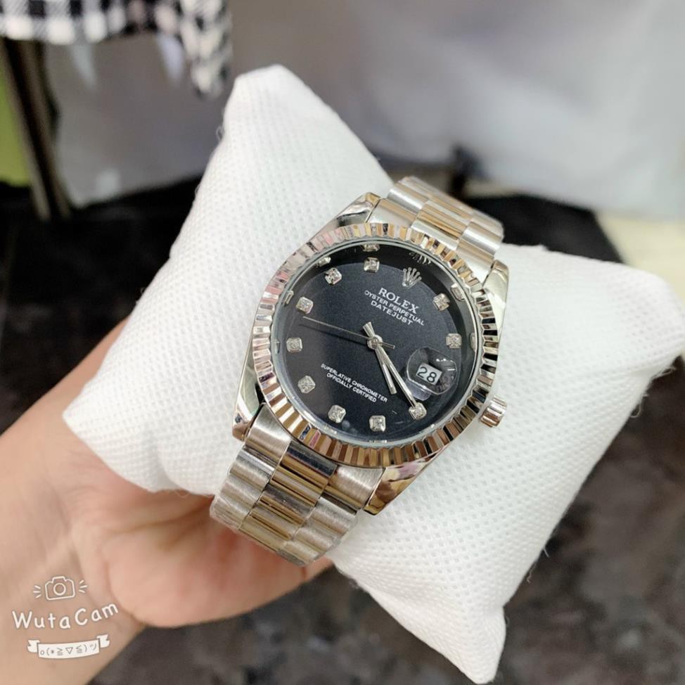 Đồng hồ Nam Rolex dây thép thời thượng nguyên khối không rỉ sang trọng đẳng cấp - FULL BOXX