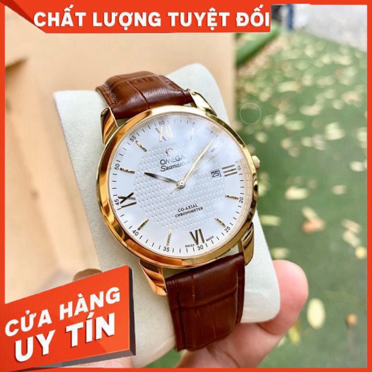 Đồng Hồ Nam OM031 omega Sapphire Case 38mm Máy Pin Nhật Chống Xước
