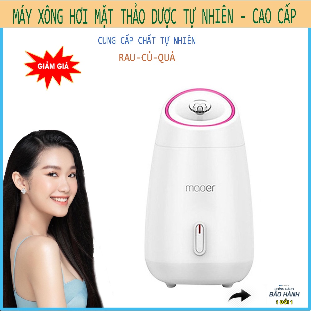 Máy xông mặt Maoer sử dụng hoa quả, thảo dược tự nhiên  giúp ba có làn da đẹp