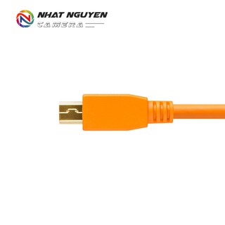 Dây Tether Tools - Cáp TetherPro USB 2.0 to Mini B 5 Pin - Dài 4.6m- Màu Cam