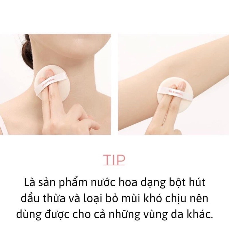 Phấn Nách Bột Khô Peach Deo Pact SO NATURAL Mùi Đào, Khô Thoáng Nâng Tone Da