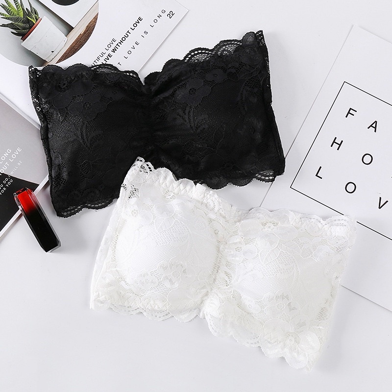 Áo Bra ren hoa không dây cài sau siêu đẹp