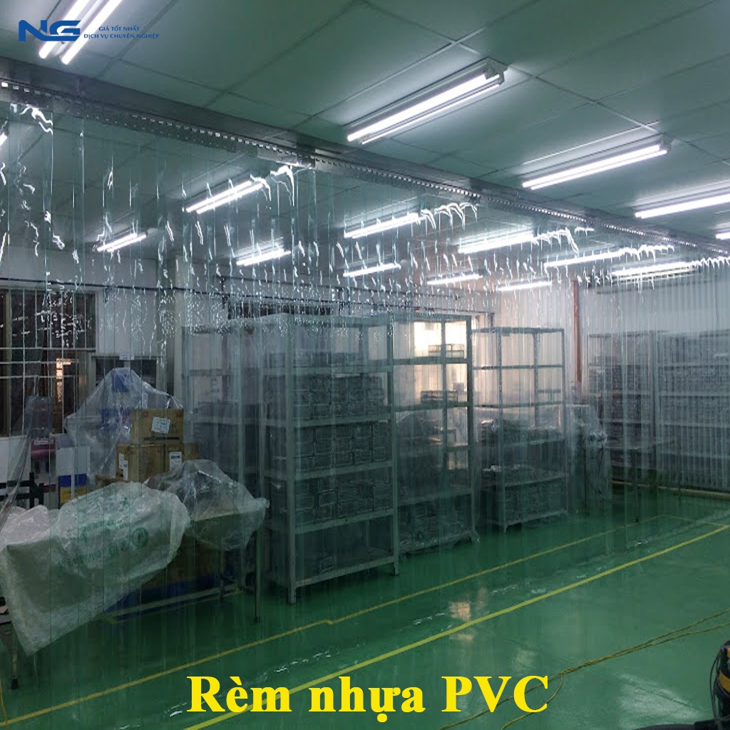 Rèm nhựa Cao 1,7m ngăn lạnh điều hòa.