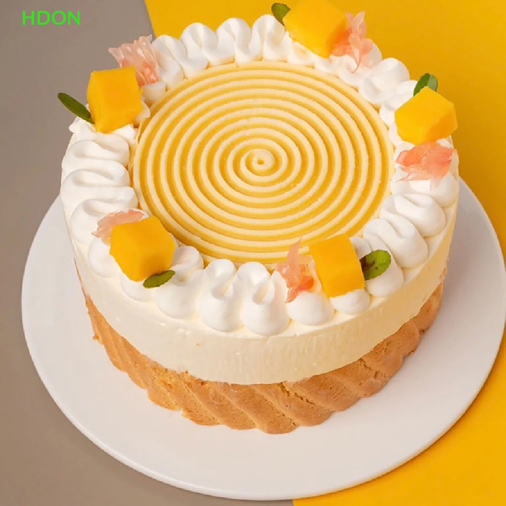 Khuôn Silicone Tạo Hình Xoắn Ốc 3D Làm Bánh Mousse / Chocolate
