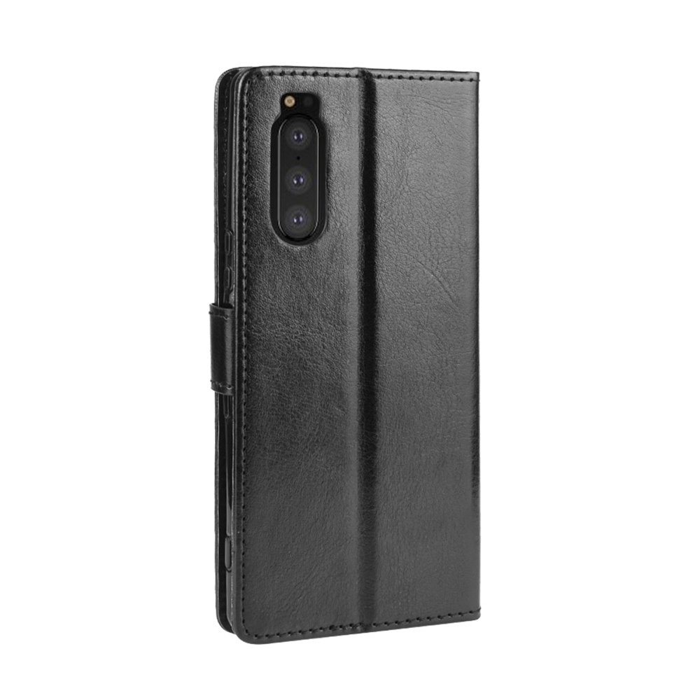 Ốp Điện Thoại Da PU Nắp Gập Tích Hợp Ví Đựng Thẻ Và Dây Đeo Sang Trọng Dành Cho Sony Xperia 5 Xperia 5