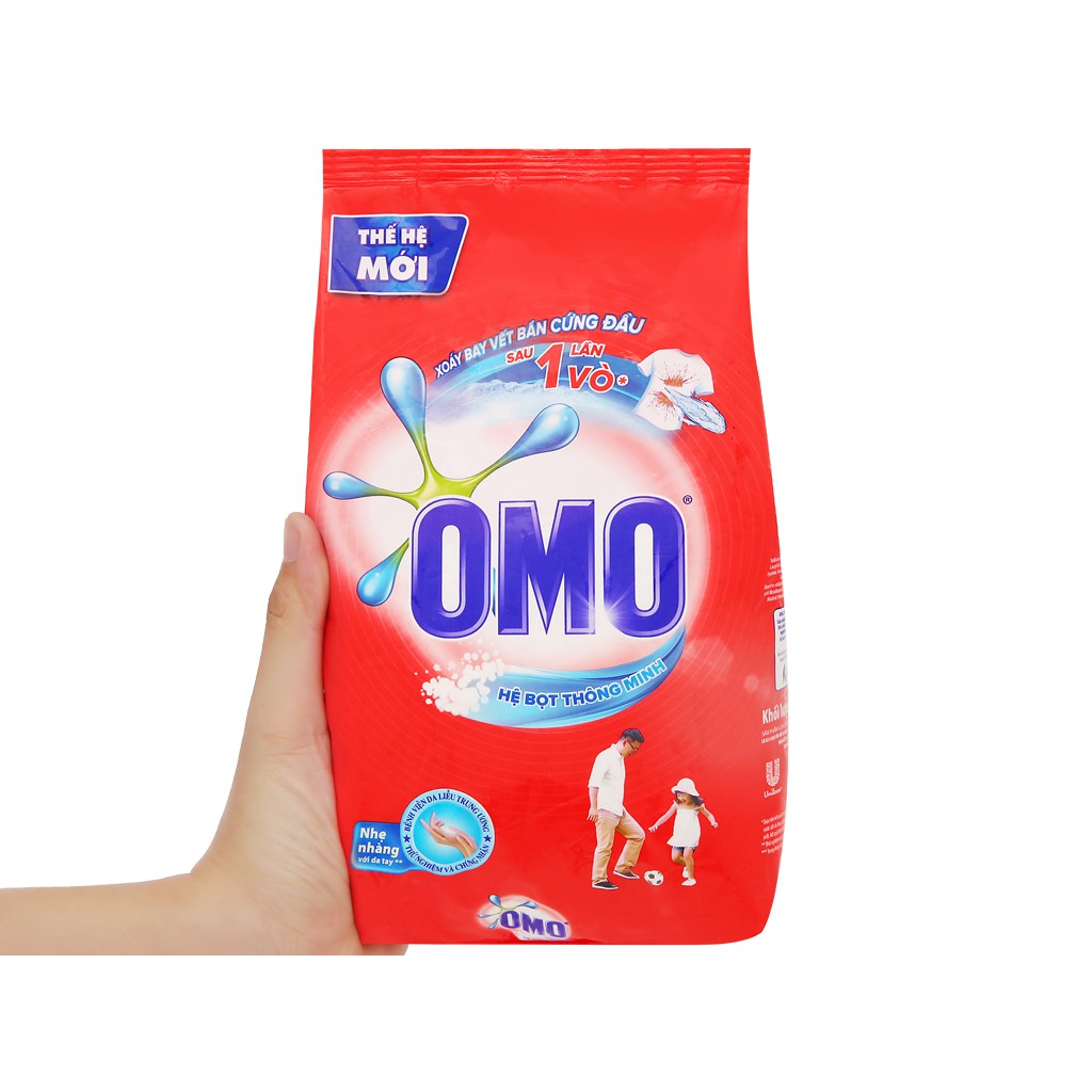 [Siêu Sale] Bột giặt OMO 400g Đỏ Giặt Tay Hệ Bọt Thông Minh 400 gr [Có sẵn]