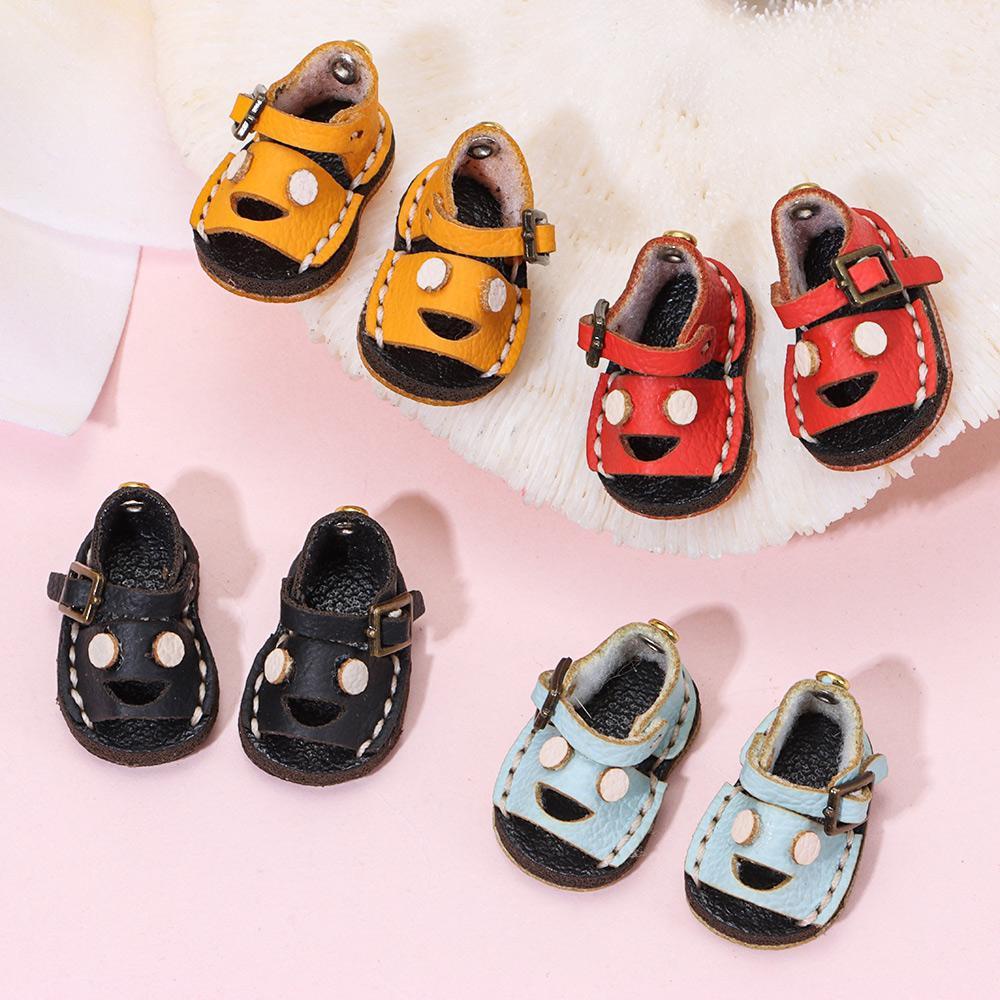 Giày Búp Bê Da Bò 1 / 12BJD Tỉ Lệ 1 / 11 OB11