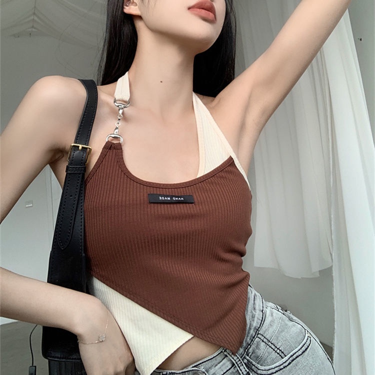 COZOK Áo Tank Top Không Tay Thiết Kế Quyến Rũ Thời Trang