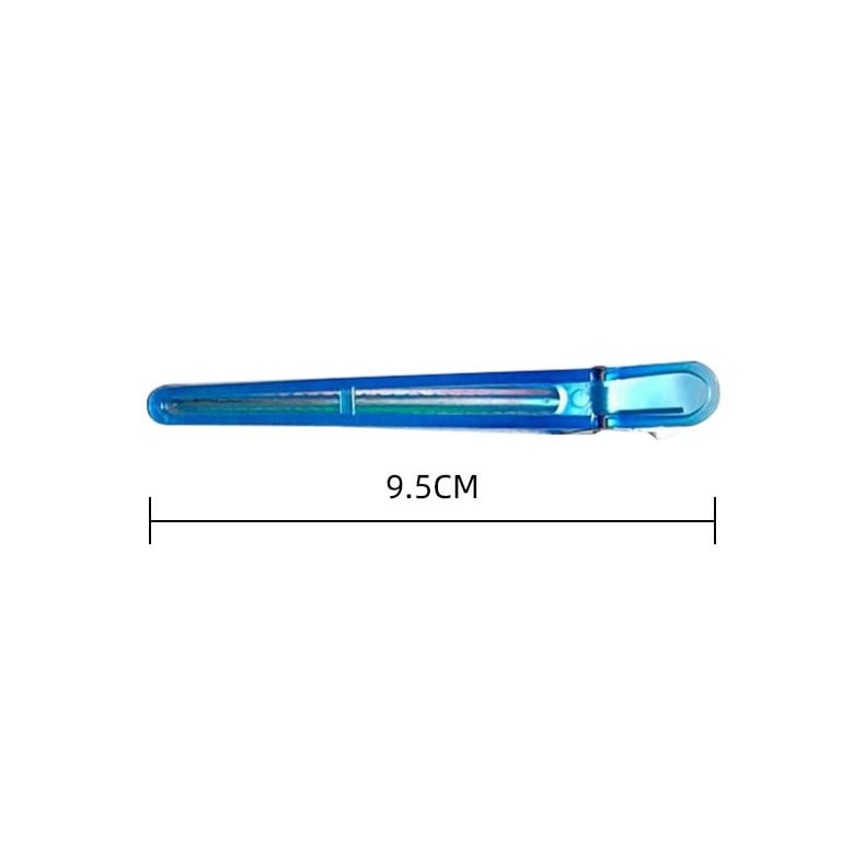 7.5cm/ 9.5cm - Kẹp tóc mỏ vịt chia tóc / kẹp hỗ trợ giữ tóc dùng kết hợp Lô uốn tóc tự dính