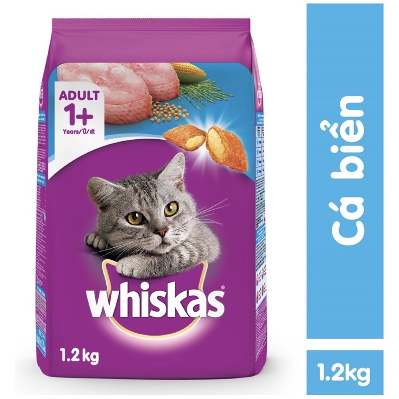 Thức ăn Mèo whiskas 1,2kg