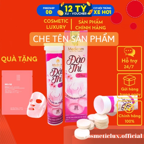 Viên Sủi Đào Thi Tăng Kích Thước Vòng 1 Hàng Chính Hãng