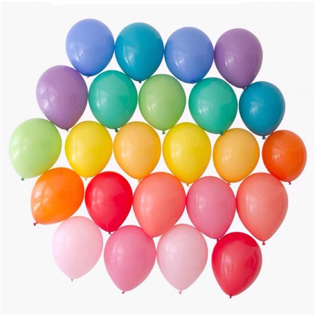 Bong bóng trang trí sinh nhật 18-20cm, bong bóng trang trí sinh nhật