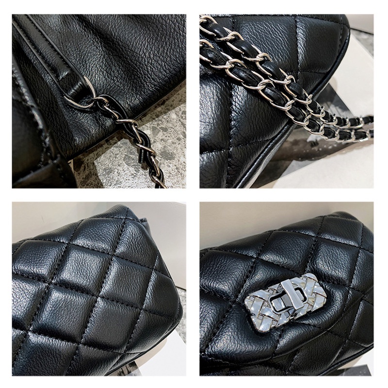 One Túi Đeo Chéo Vai Hình Vuông Đính Đá Thiết Kế Đơn Giản Thời Trang Mùa Hè NB00077 Cho Nữ