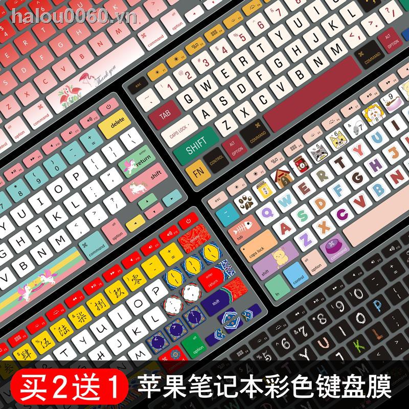 Miếng dán bảo vệ bàn phím laptop Apple MacBook Air 13.3 Pro 13 15.4 12 Mac 15 16 A2179 chống bụi họa tiết dễ thương