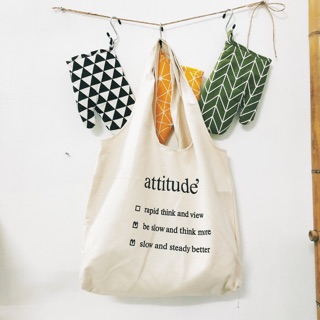 Túi tote attitude tv020 vải canvas 2020