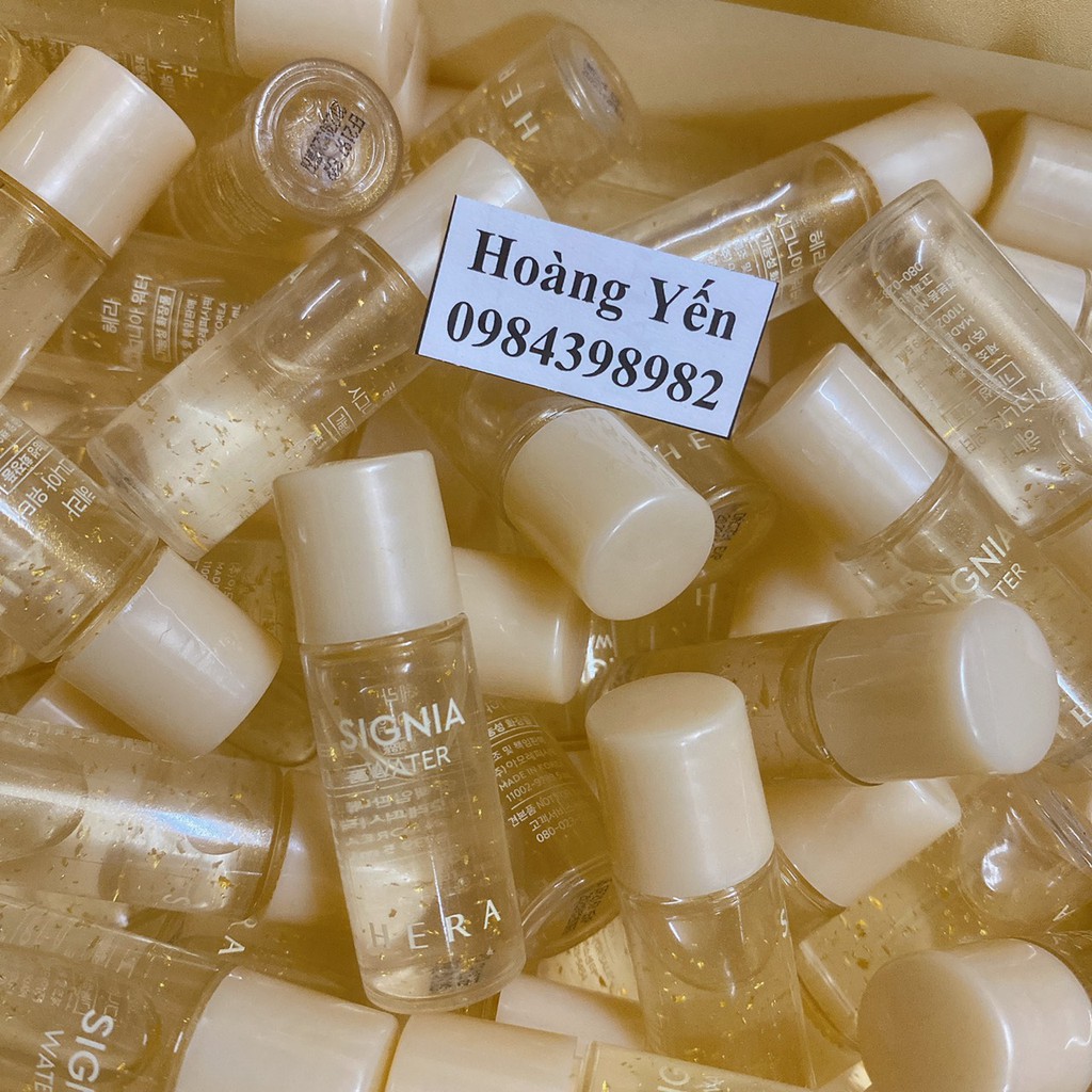 [1 lọ] Nước hoa hồng Hera chứa tinh chất vàng lọ 5ml- date 2023