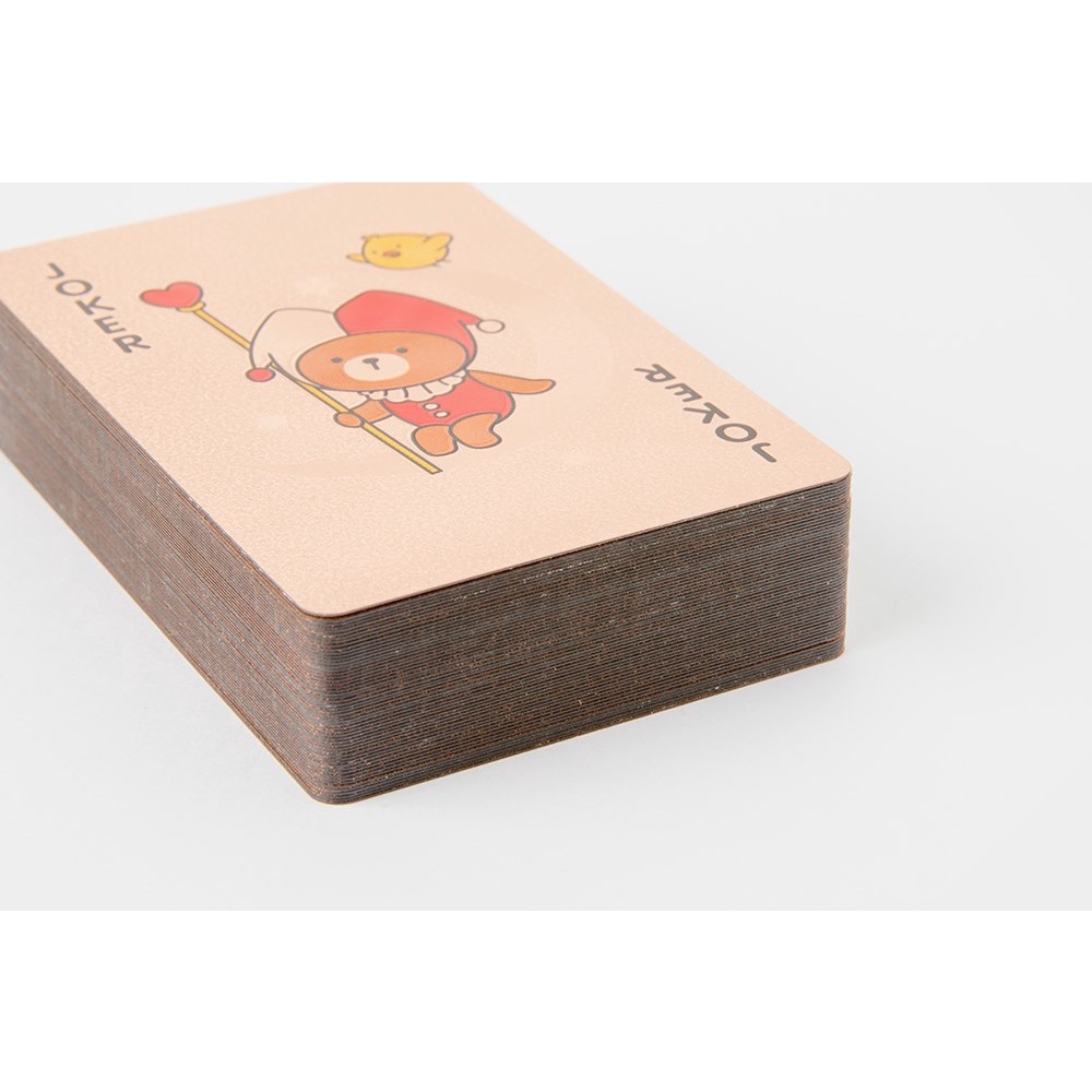 Bộ Bài ARTBOX Hàn Quốc Chơi Game Màu Vàng Hồng Sang Trọng