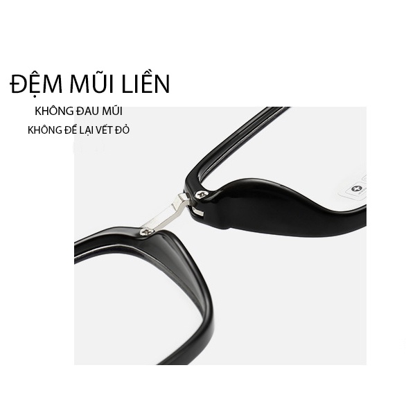 Gọng kính cận nữ vuông 2165 nhựa dẻo Tr90 hợp thời trang giá rẻ có thể thay cận viễn loạn