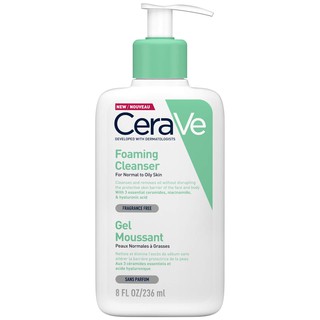 [Bill Anh] Sữa rửa mặt CeraVe foaming facial cleanser 236ml