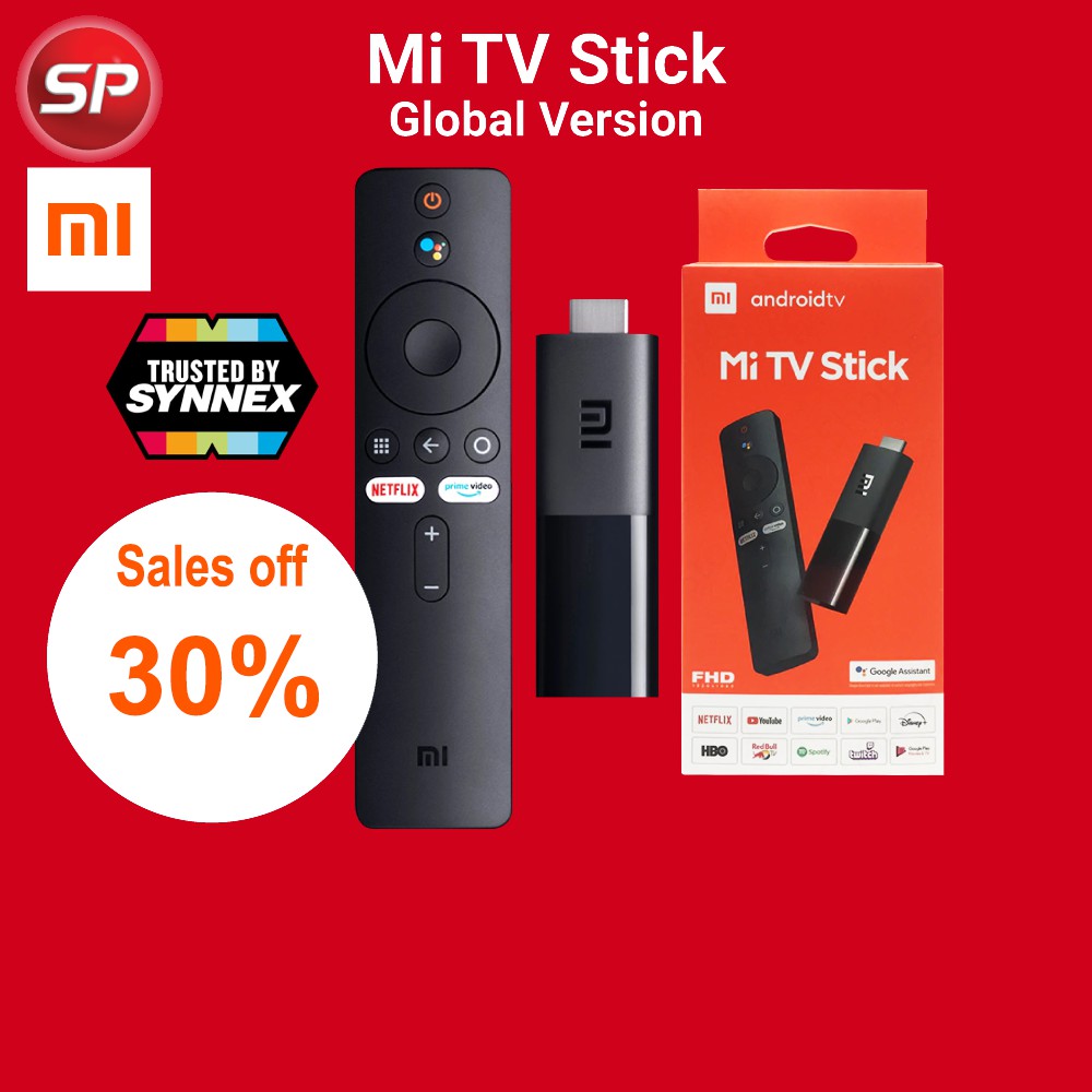 Android box Mi TV Stick US PFJ4100US Điều khiển giọng nói Android TV 9.0