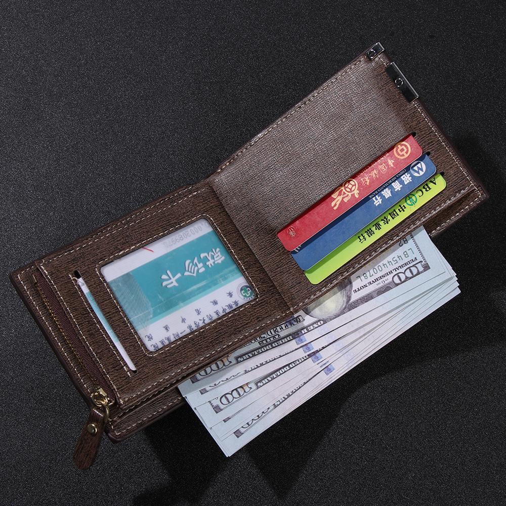 Ví Đựng Thẻ Tín Dụng Có Khóa Kéo Dành Cho Nam Nữ Ốp