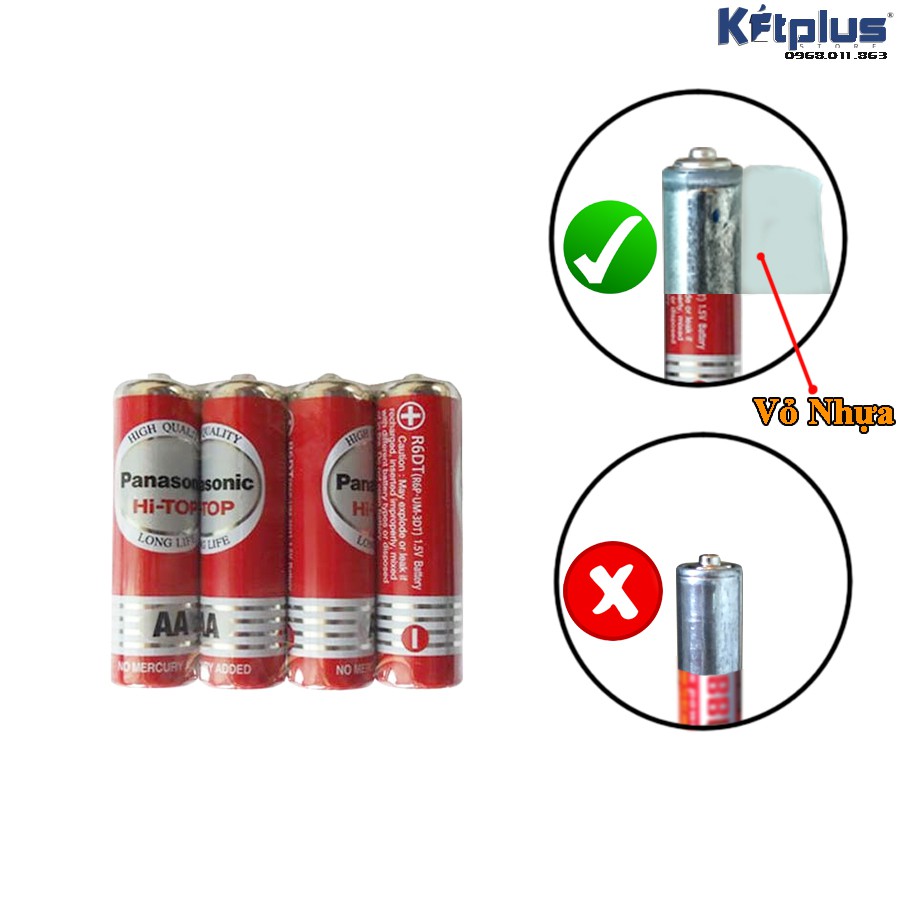 Pin Panasonic  4 cục