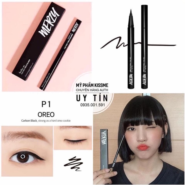 Bút Kẻ Mắt Nước Merzy Another Me The First Pen Eyeliner | BigBuy360 - bigbuy360.vn