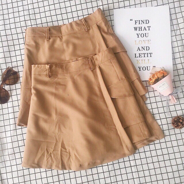 Kaki Skirt 💜💙♥️🖤