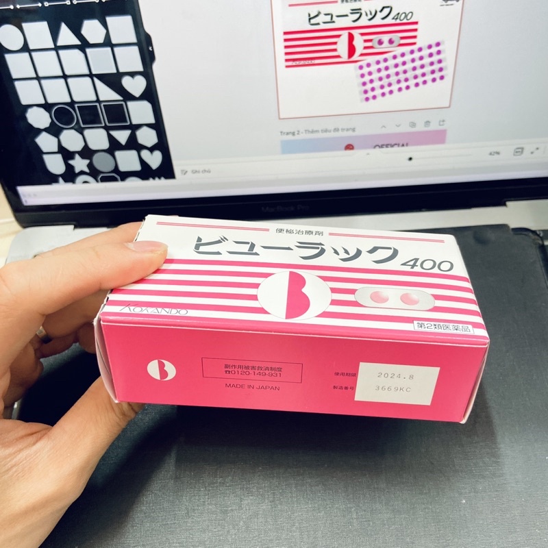 Viên nhuận tràng Kokando Nhật Bản vỉ 50 viên hộp 8 vỉ