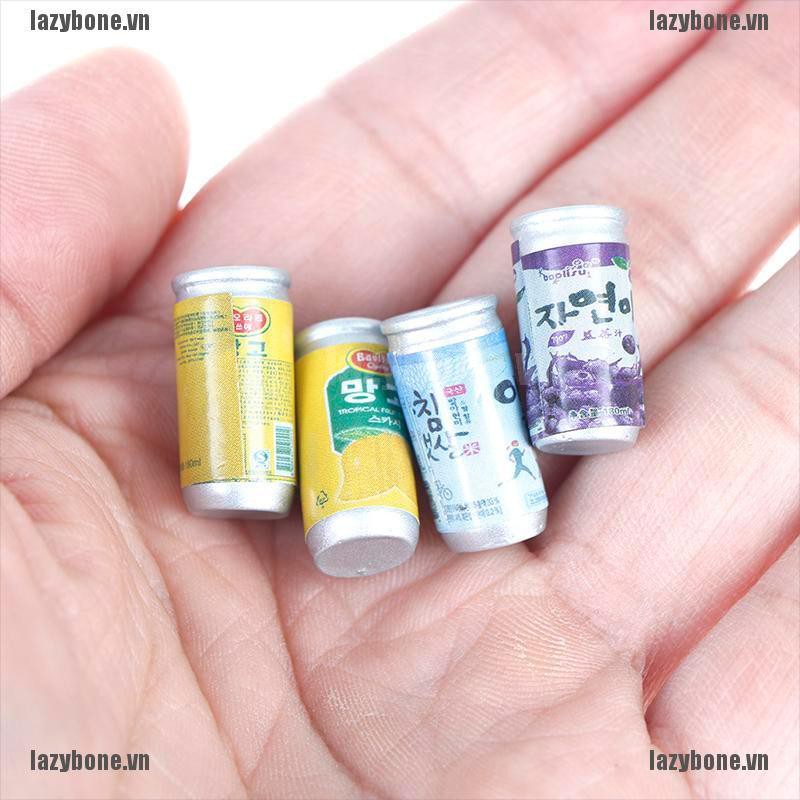 Bộ 4 Bình Nước Trang Trí Nhà Búp Bê Xinh Xắn