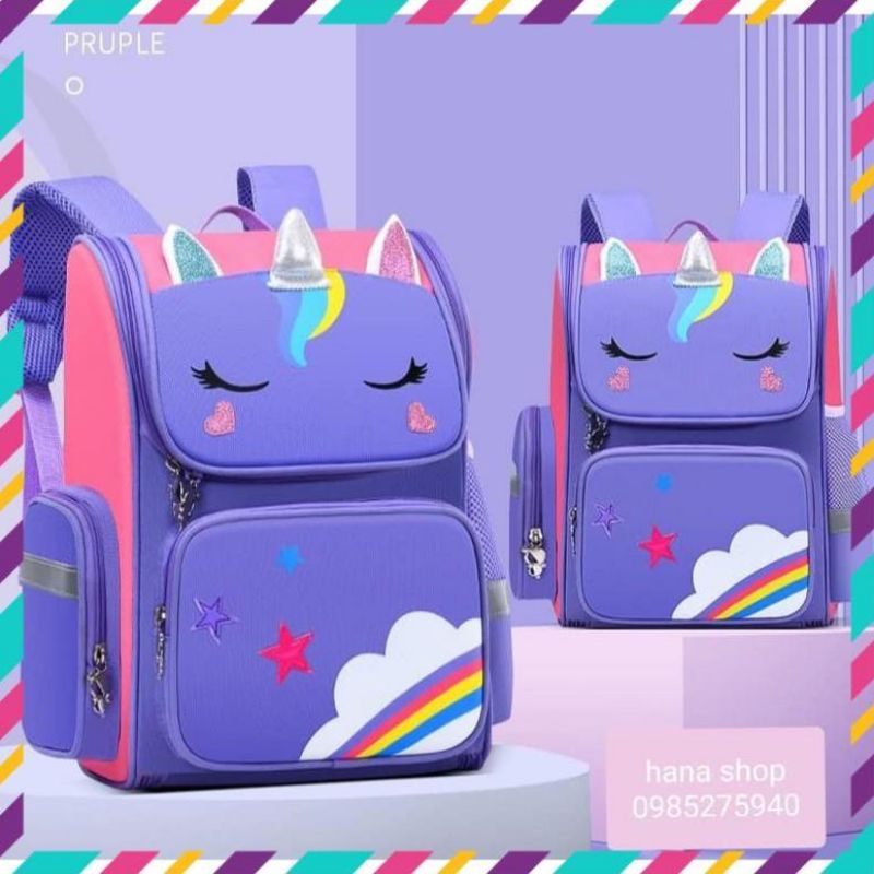 Balo chống gù siêu nhẹ cho học sinh tiểu học lớp 1-5