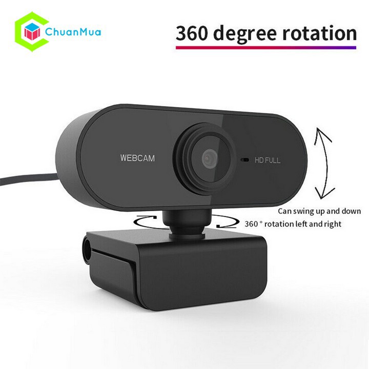 Webcam Máy Tính 1080p Có Mic, Camera Máy Tính (Học tập, Làm việc,...)