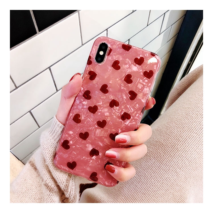 Ốp Lưng Bảo Vệ In Hình Trái Tim Cho Iphone X Iphone Xs Max Xr 8 Plus 7 Plus 6 Splus | BigBuy360 - bigbuy360.vn