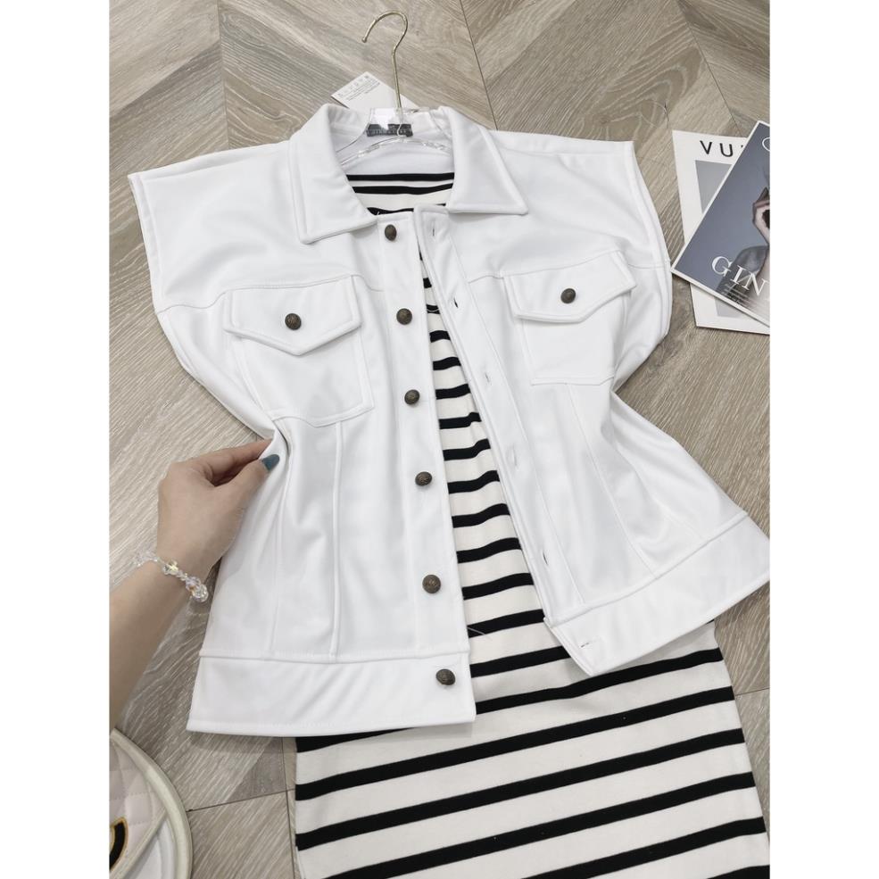 [ 𝐅𝐑𝐄𝐄 𝐒𝐇𝐈𝐏 ] SÉT NỈ XỐP VÁY KẺ NGANG BODY