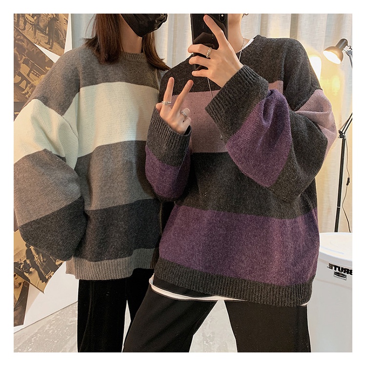 Áo sweater MISUDO Hà Nội Under form rộng Unisex nam nữ Big Size, Áo len sweater nam form rộng học sinh ulzzang công sở