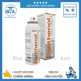 Xịt bỏng Panthenol Nano Bạc 130g
