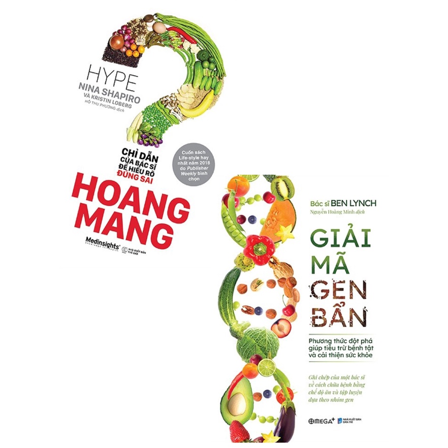 Sách - Combo Giải Mã Gen Bẩn + Hoang Mang - Chỉ Dẫn Của Bác Sỹ Để Hiểu Rõ Đúng Sai (Bộ 2 Cuốn)