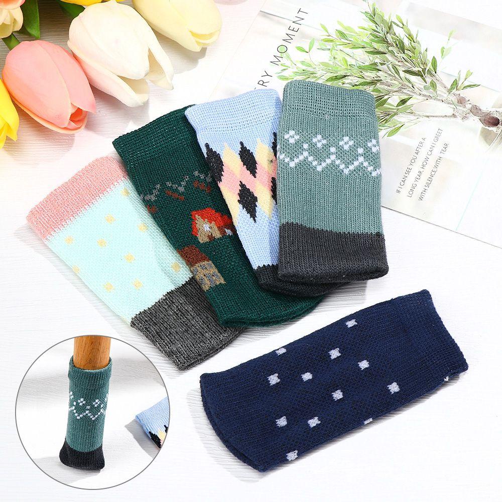 WTTLE Bộ 4 Vỏ Bọc Chân Bàn Ghế Chống Mòn Chuyên Dùng