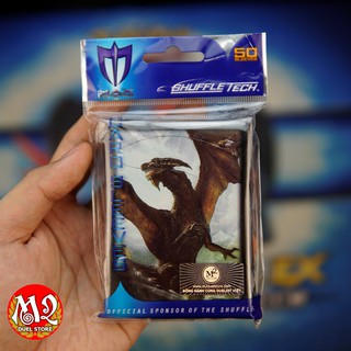 Bọc bài Standard Size Max Protection DRAGON - Another Rough Day - Shuffle Tech - 50 cái bọc bài mỗi túi