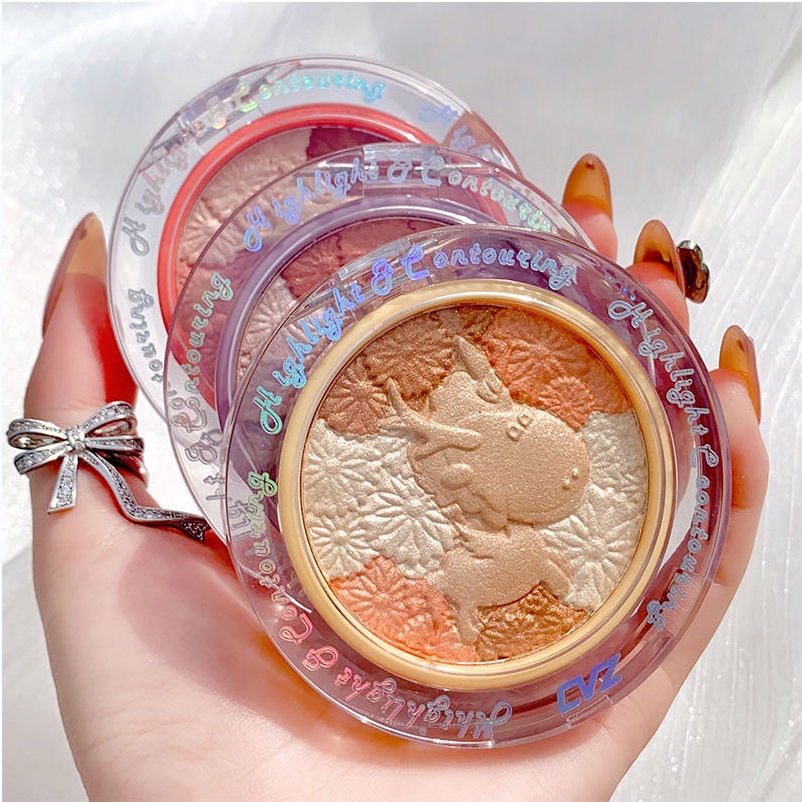 Phấn Má Hồng Cvz Thiết Kế Hình Kỳ Lân Dễ Thương