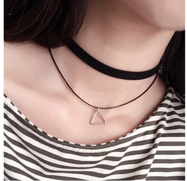 Bộ 9 vòng cổ Choker như hình