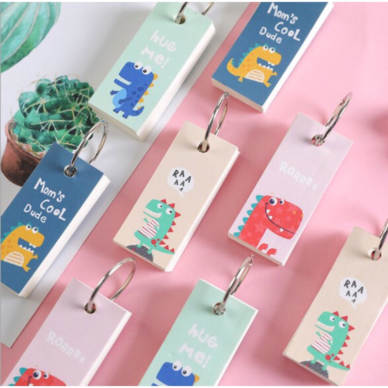 Flashcard khủng long (80 tờ)