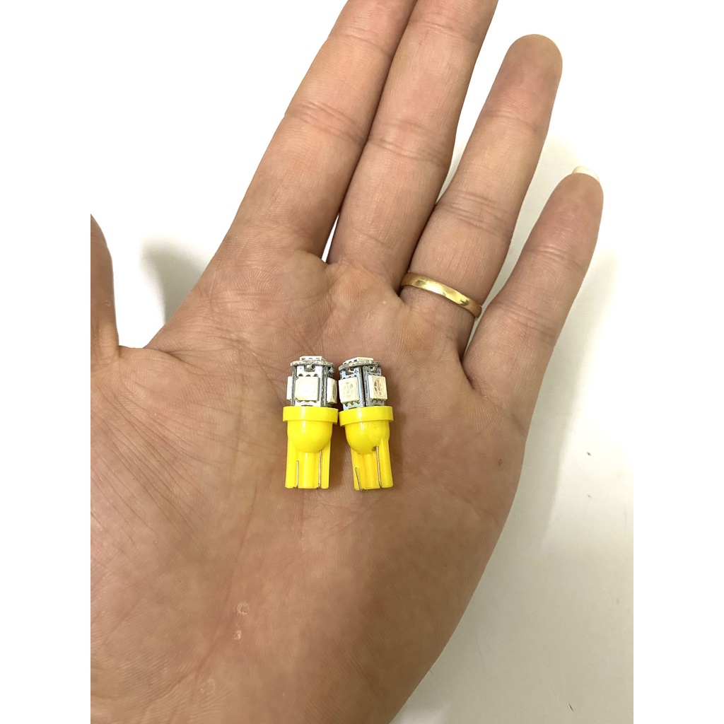 Đèn Led Xi Nhan, Đèn Báo Số, Demi 5 TIM XE MÁY -Ô Tô (Giá 1 cái)