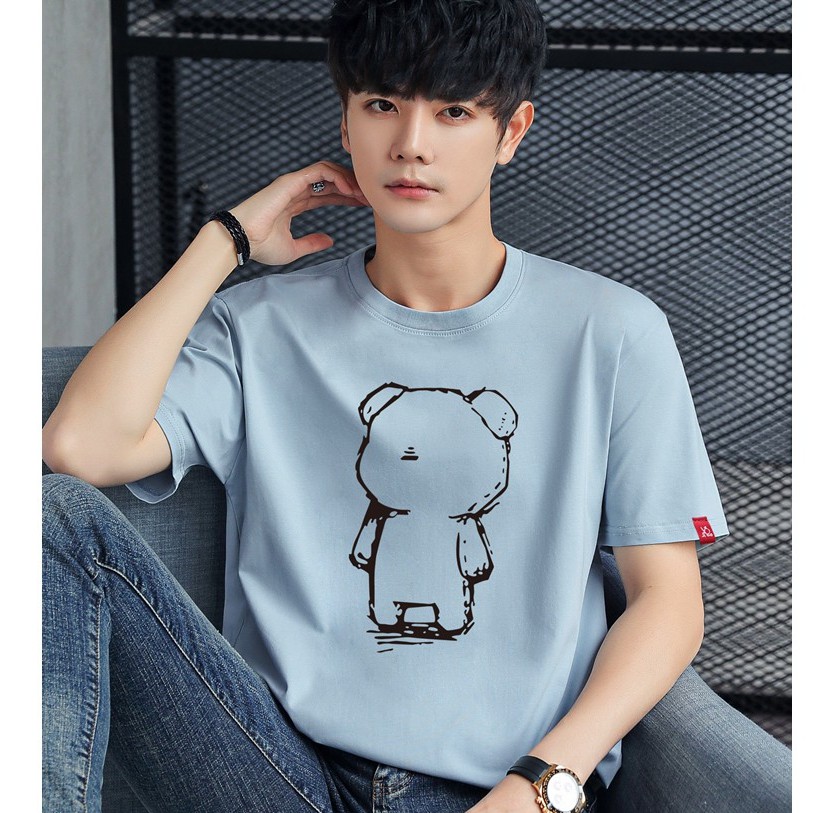 Áo thun nam nữ form rộng tay lỡ  dáng UNISEX  in hình gấu Teddy nhiều màu sắc trẻ trung năng động